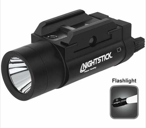 Nightstick TWM-350 Tactical Weapon-Mounted Light 350 Lumens 12 000 Candela Black 2.5 Hours of Runtime IP-X7 Waterproof T